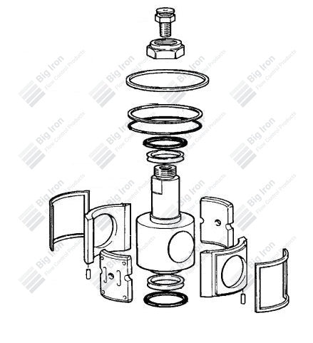 Plug Valve Repair Kit, Major, ANSON Compact TE, 2" 1502, Sour Service, OEM