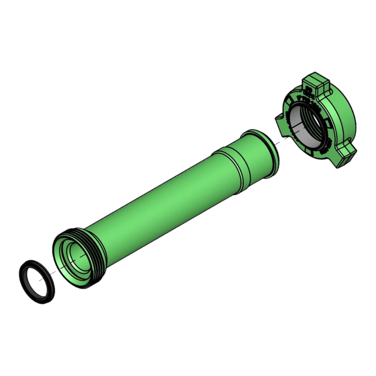 Pup Joint, 3" 1502 FxM, Integral, 10000 psi, Sour Service